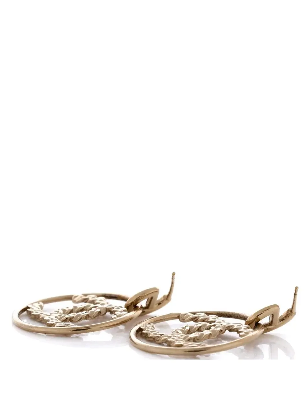Chanel High Society Cc Dangle Hoop #239945C90B